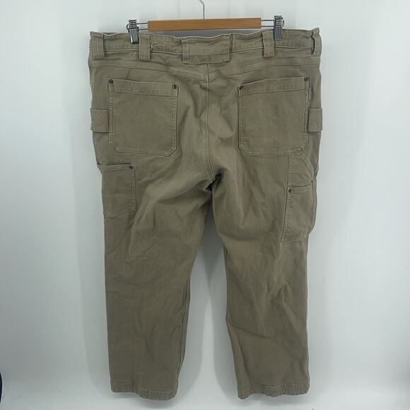 Duluth Trading Co. Flex Fire Hose stretch flat front carpenter pants sz 42x30 - Picture 7 of 7